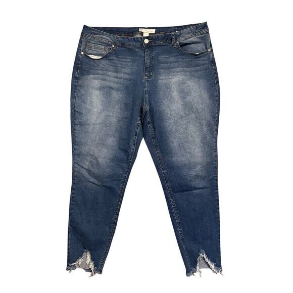 Cato Est. 1946 Denim Women’s Jeans Blue High Rise 20W Stretch - Picture 2 of 6